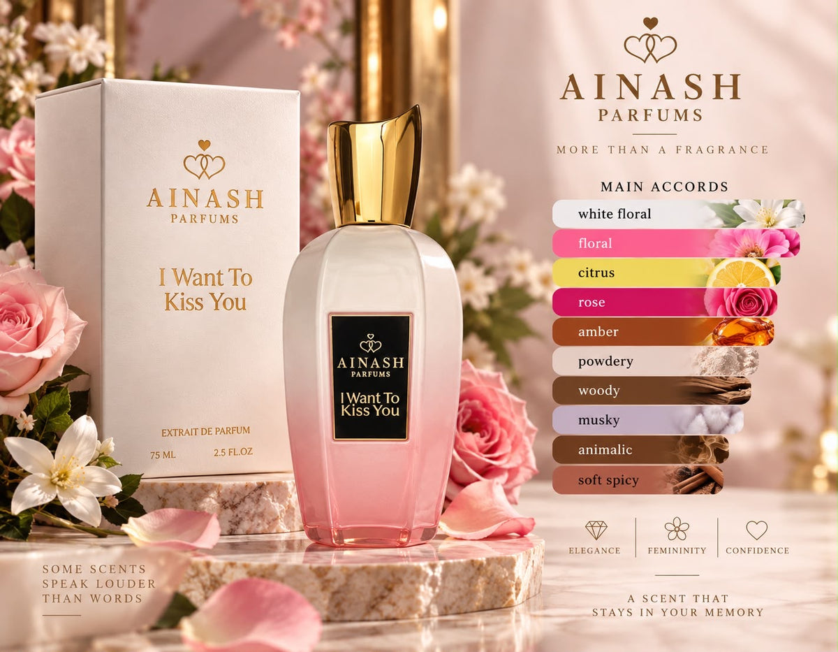 AINASH I WANT TO KISS YOU EXTRAIT DE PARFUM 2.5oz