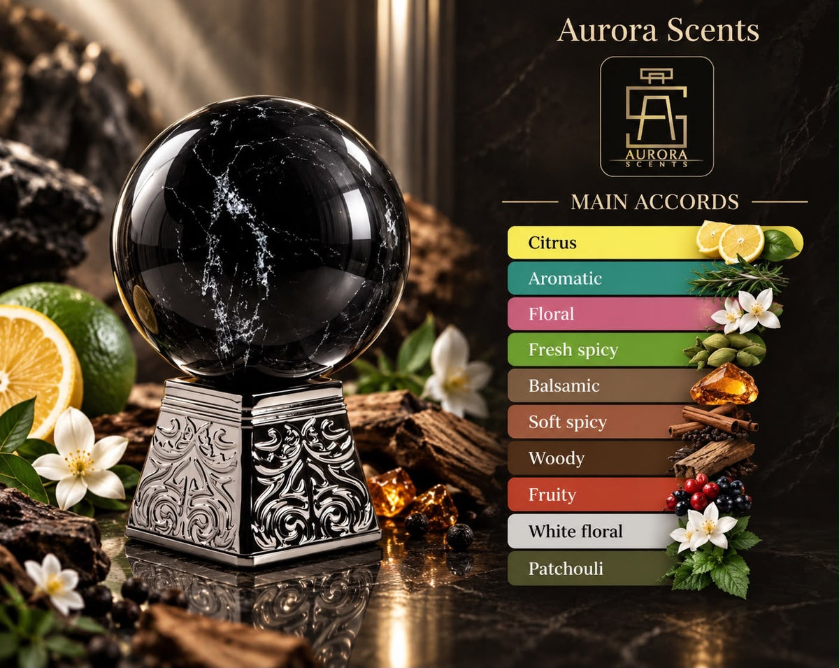 Aurora Scents Black Obsidian Extrait de Parfum for Men 3.4oz