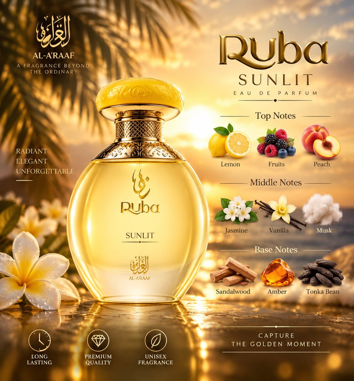 AL ARAAF RUBA SUNLIT 100ML