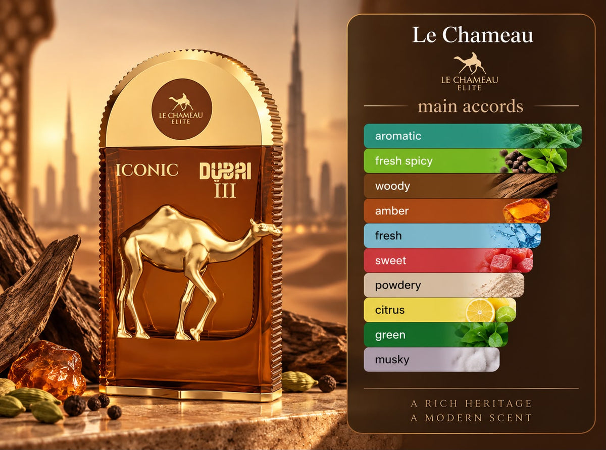 LE CHAMEAU ICONIC DUBAI III UNISEX EDP 100ML 3.4OZ