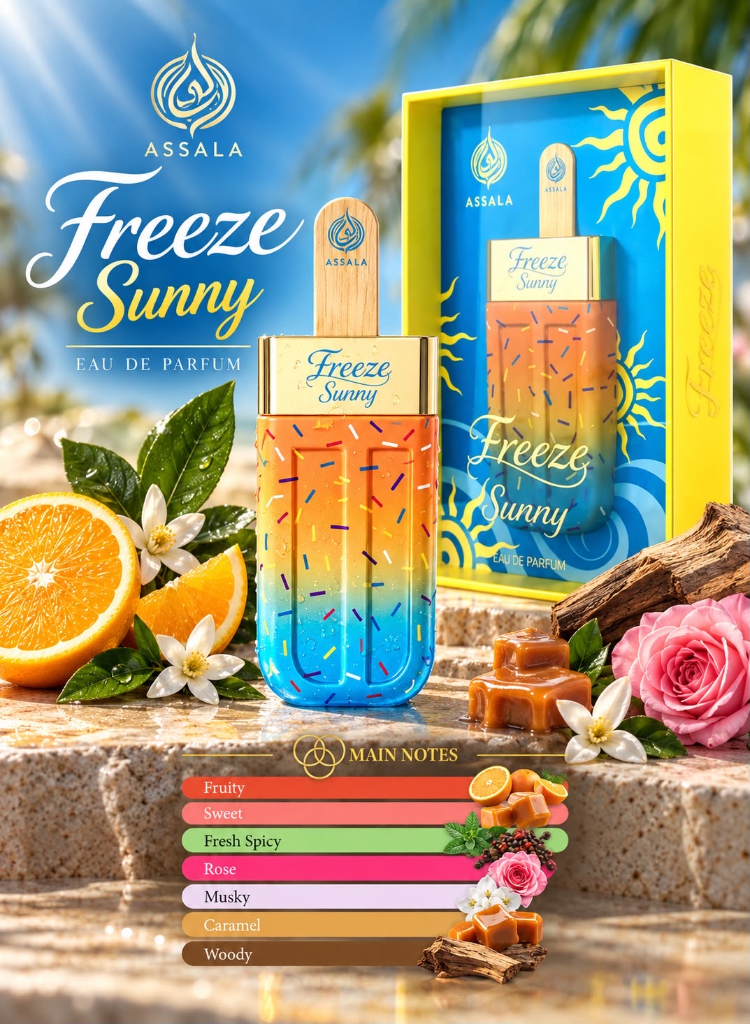Assala Freeze Sunny 2.8 EDP Unisex