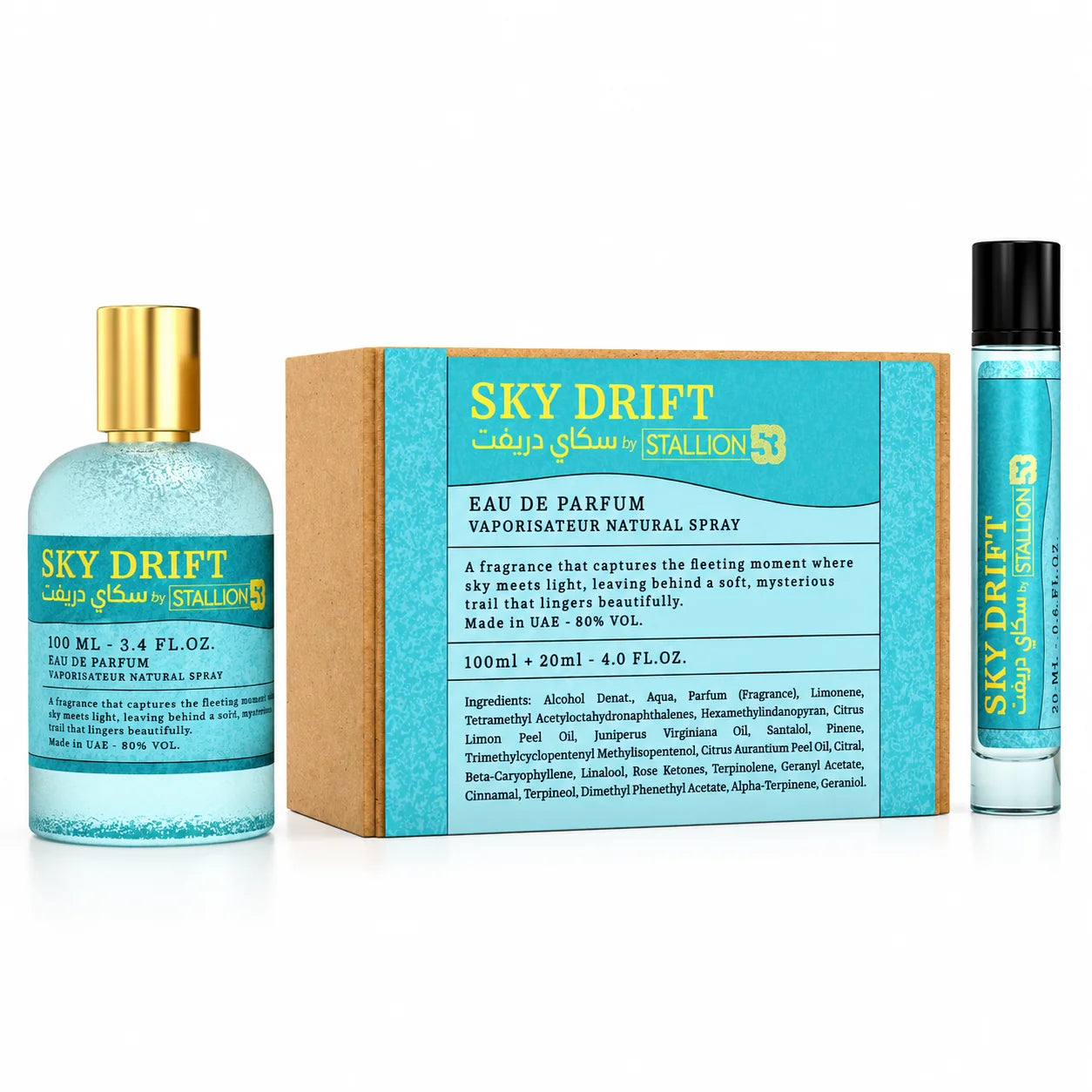 STALLION 53 SKY DRIFT 100ML + 20ML EMPER