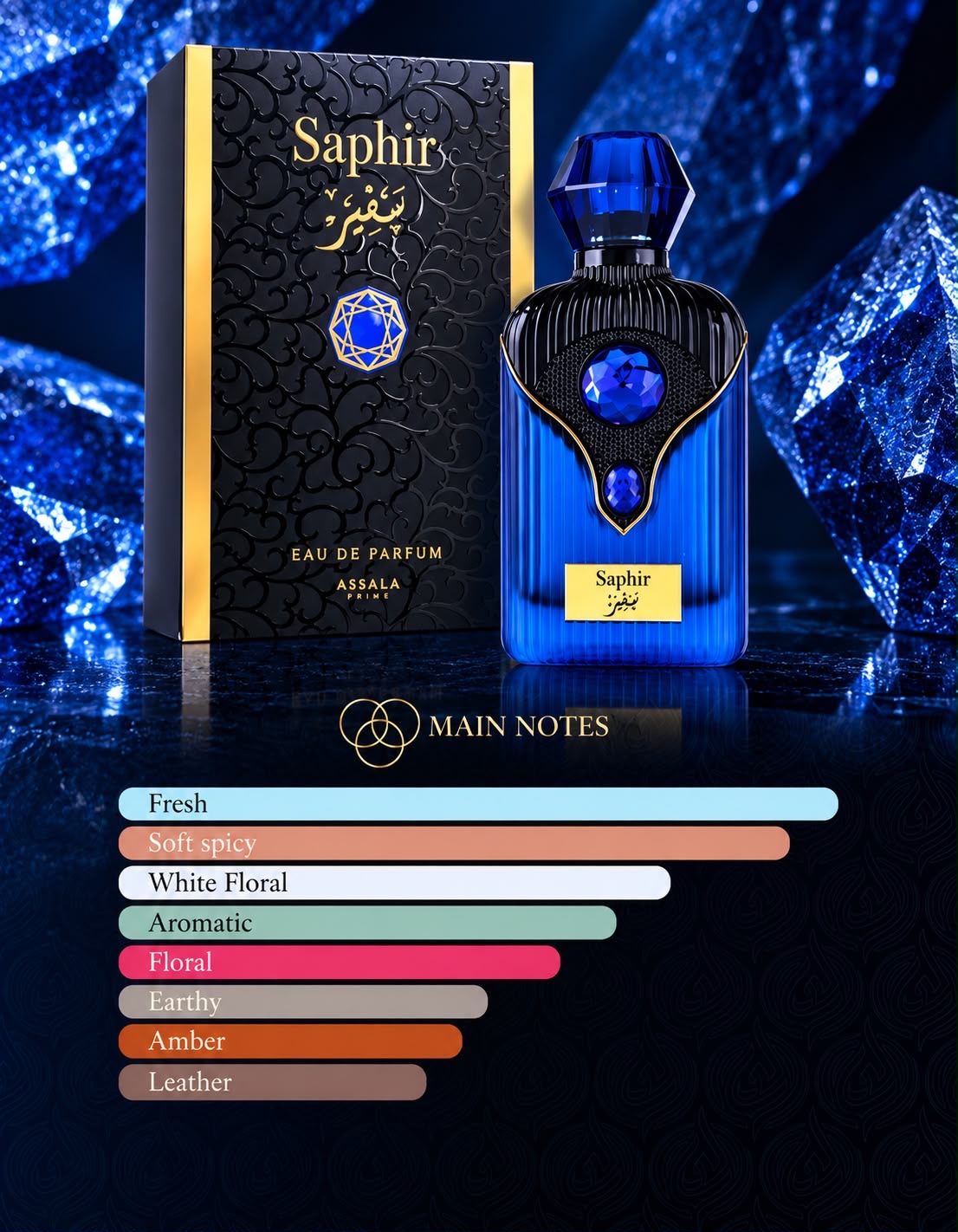 Assala Saphir 3.4 EDP Unisex