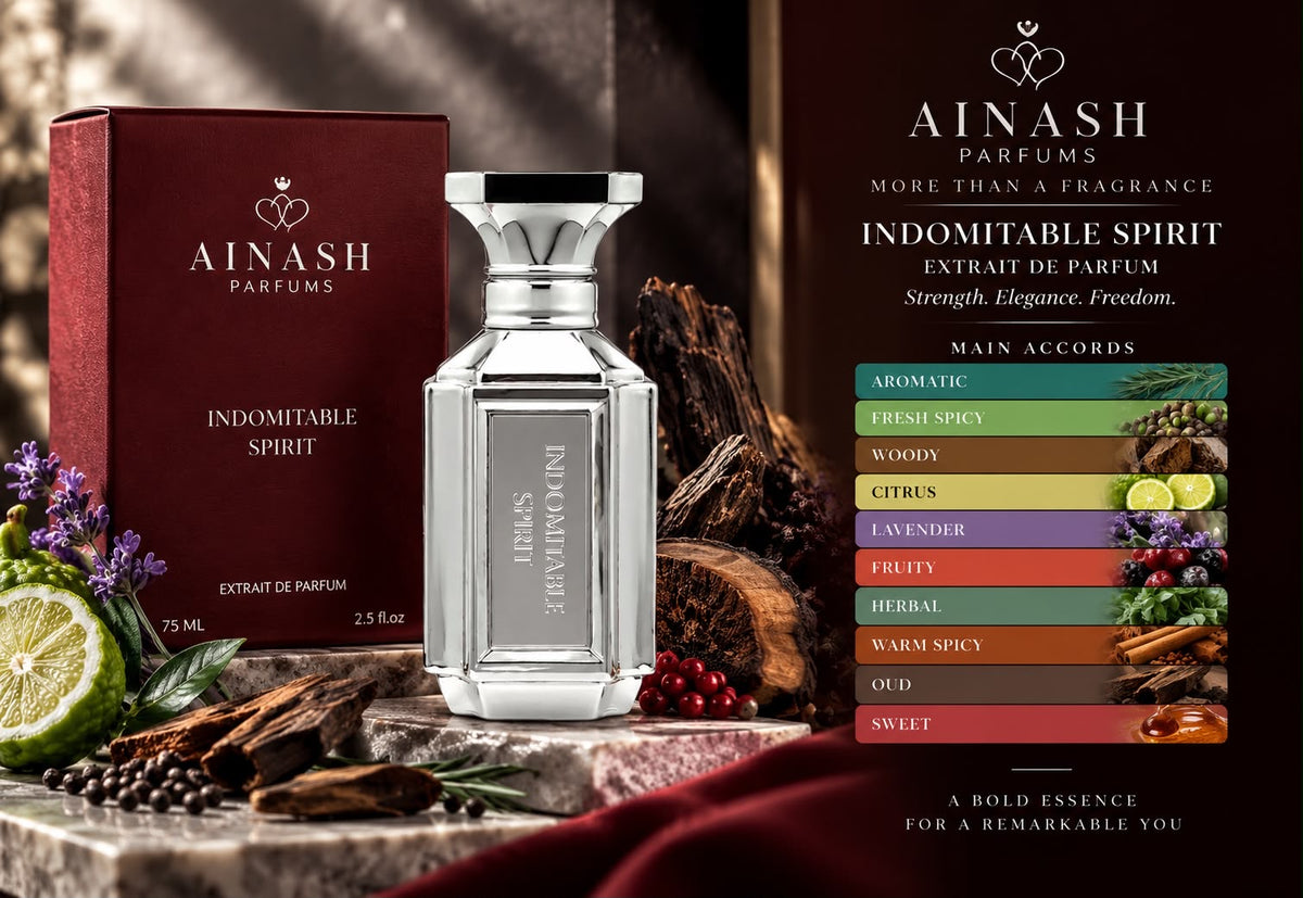 AINASH INDOMITABLE SPIRIT EXTRAIT DE PARFUM 2.5oz
