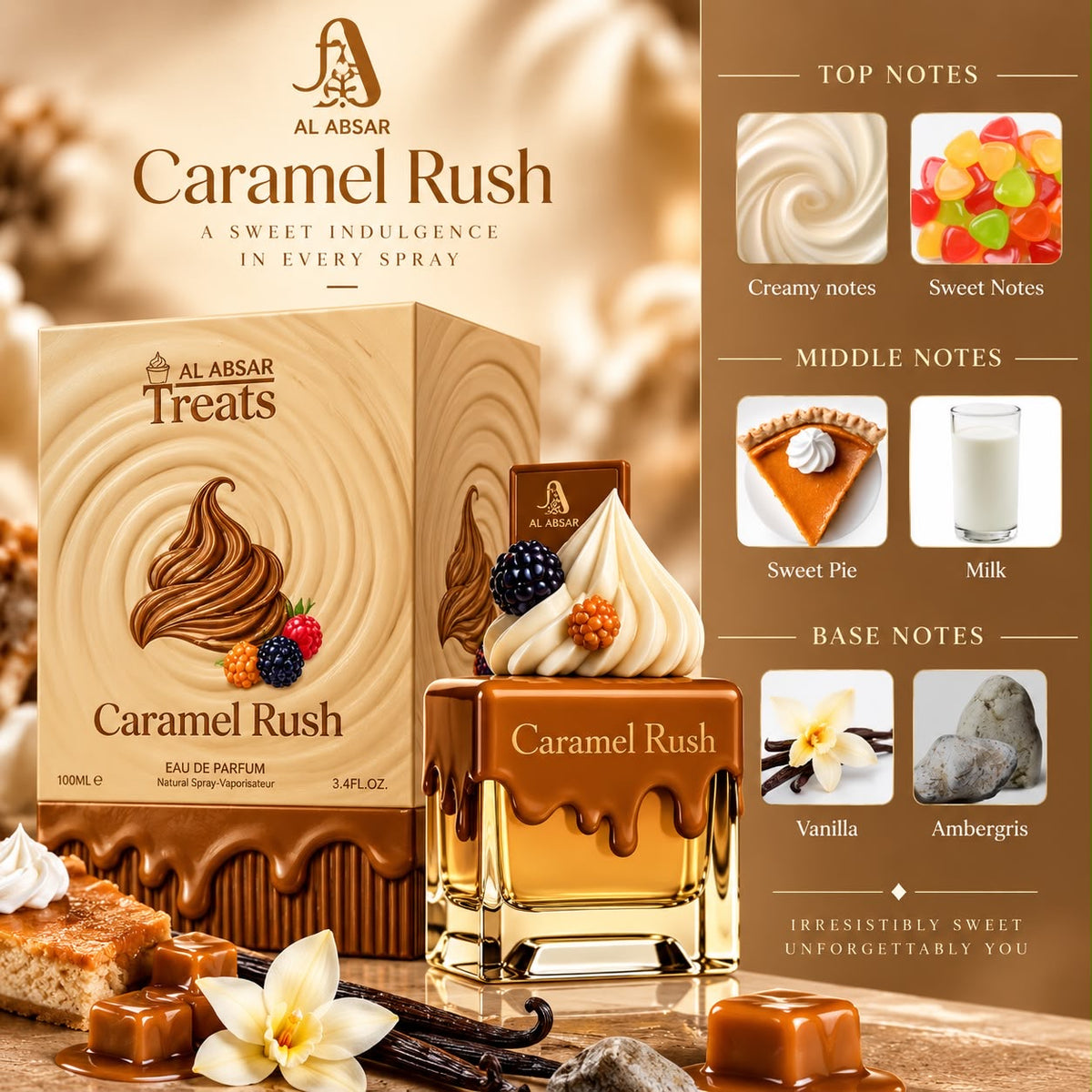 Al Absar Caramel Rush 100ml