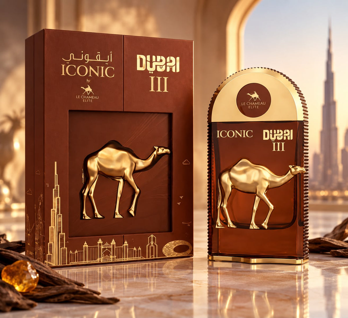 LE CHAMEAU ICONIC DUBAI III UNISEX EDP 100ML 3.4OZ