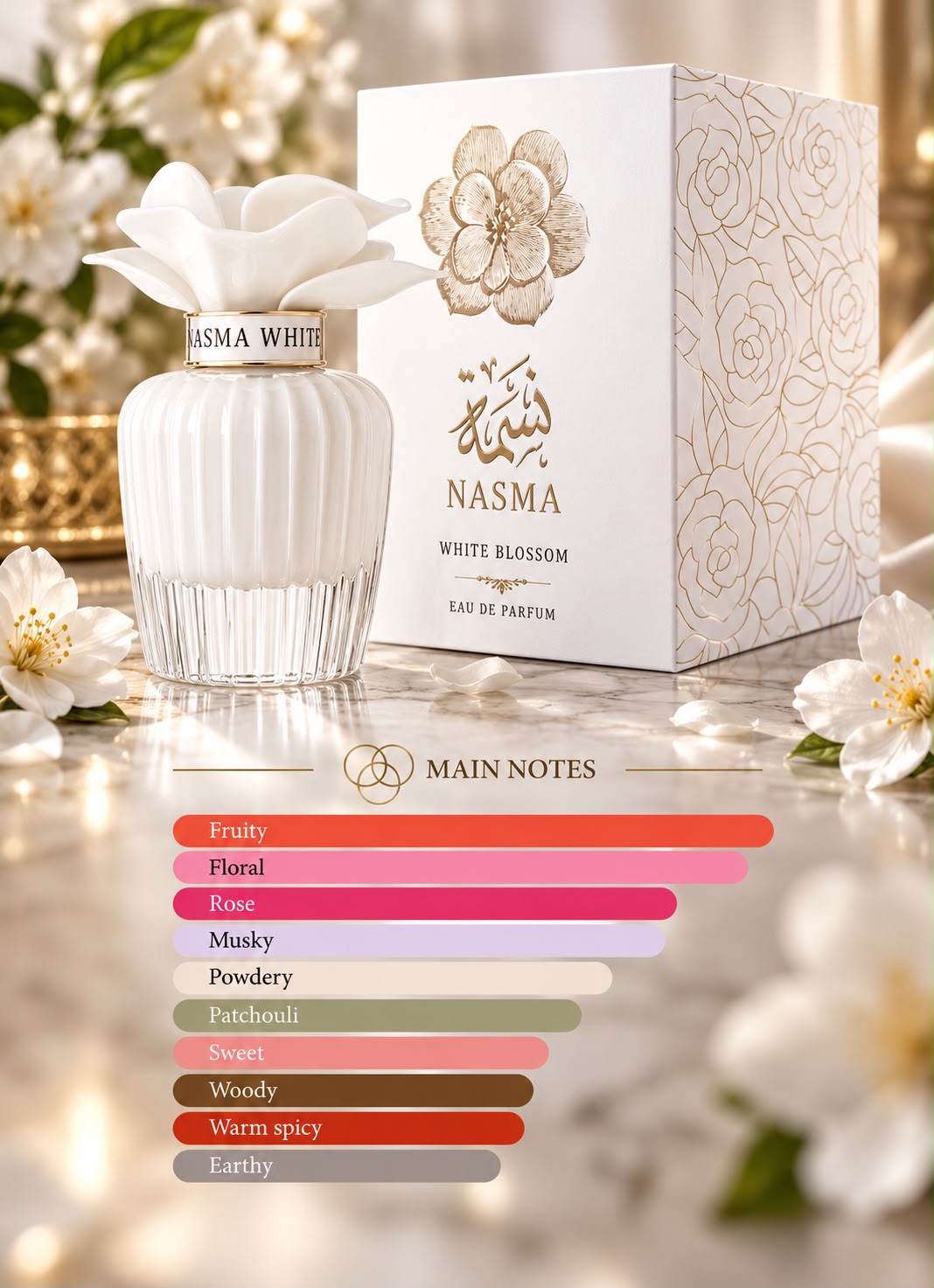 Assala Nasma White Blossom 3.4 EDP Unisex
