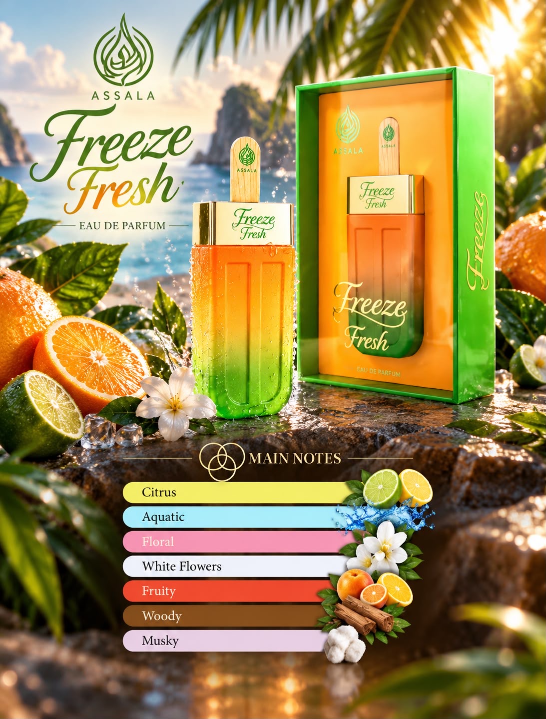 Assala Freeze Fresh 2.8 EDP Unisex