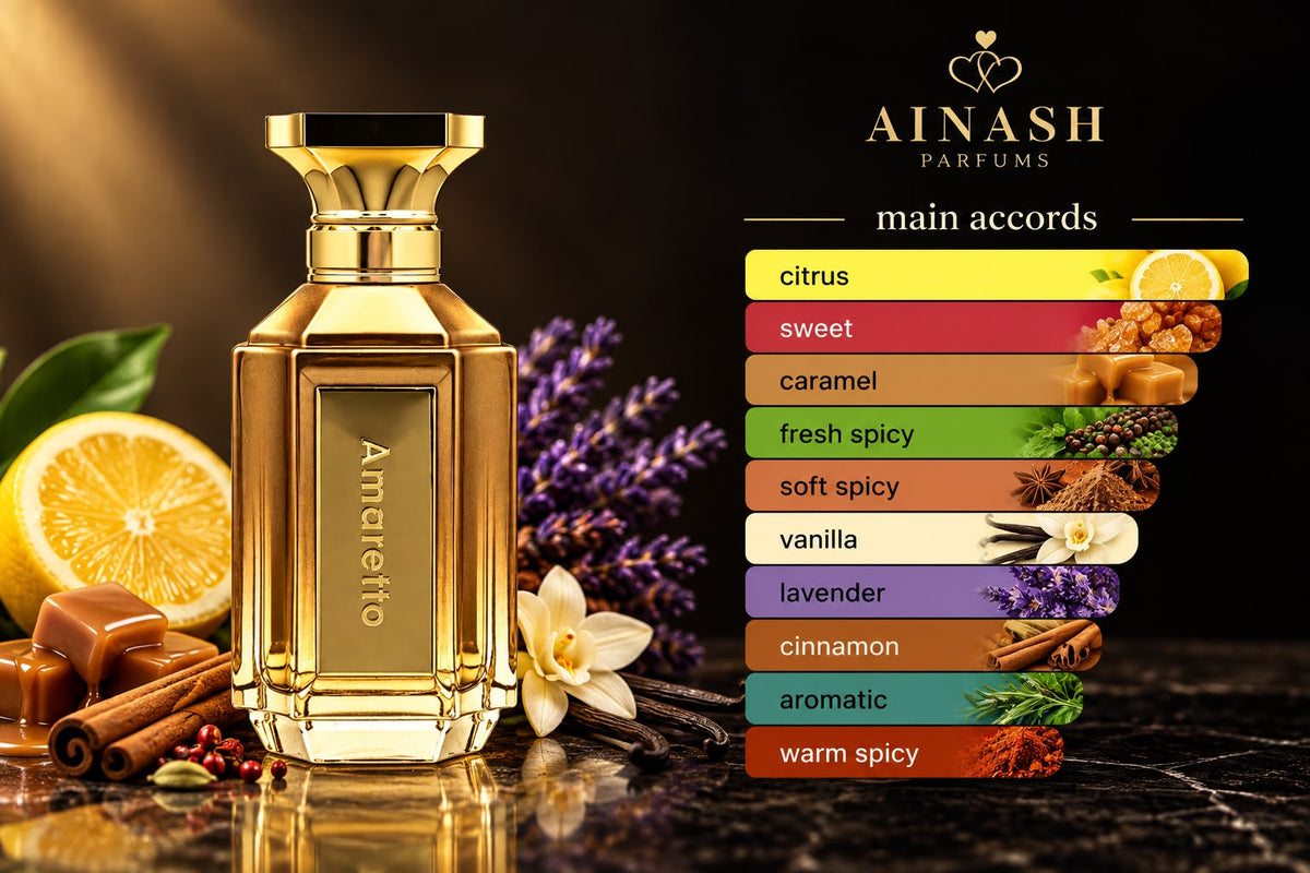 AINASH AMARETTO EXTRAIT DE PARFUM 2.5oz