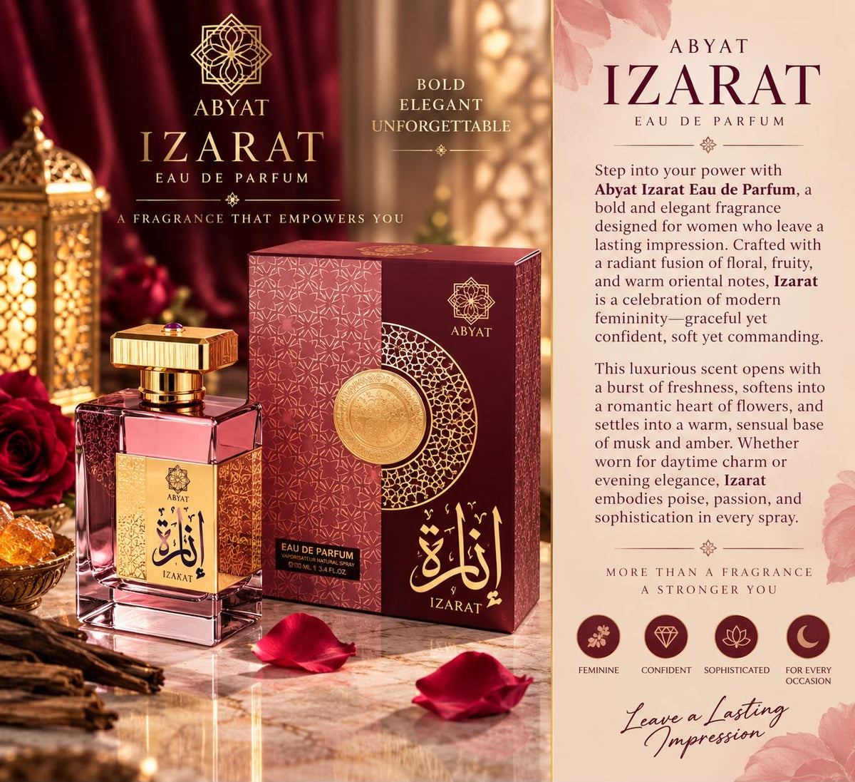 ABYAT IZARAT WOMEN EDP 100ML