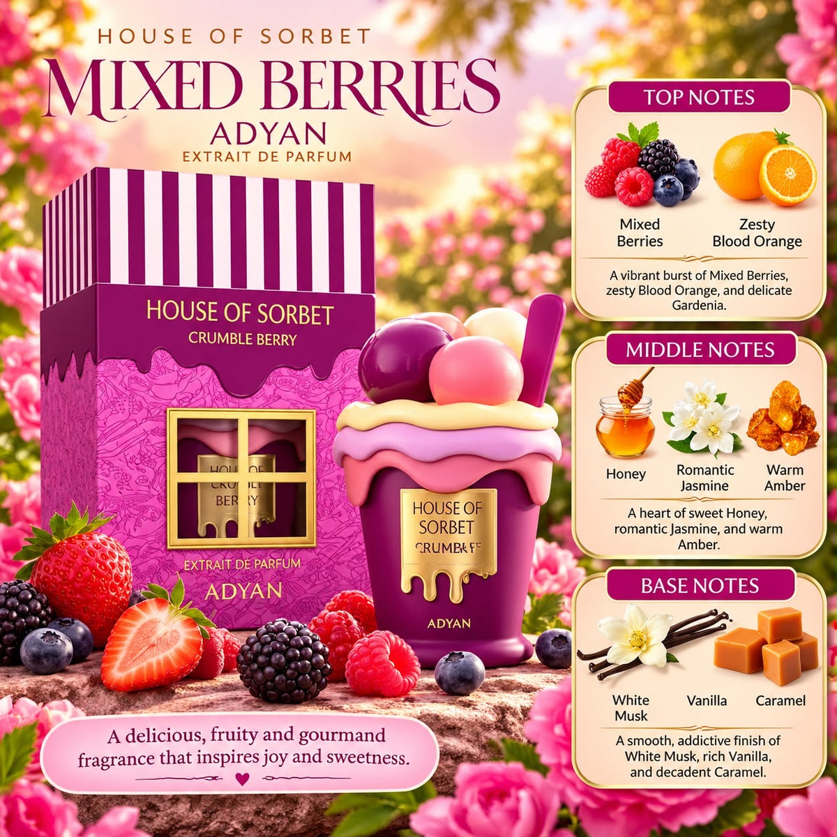 ADYAN House of Sorbet Crumble Berry