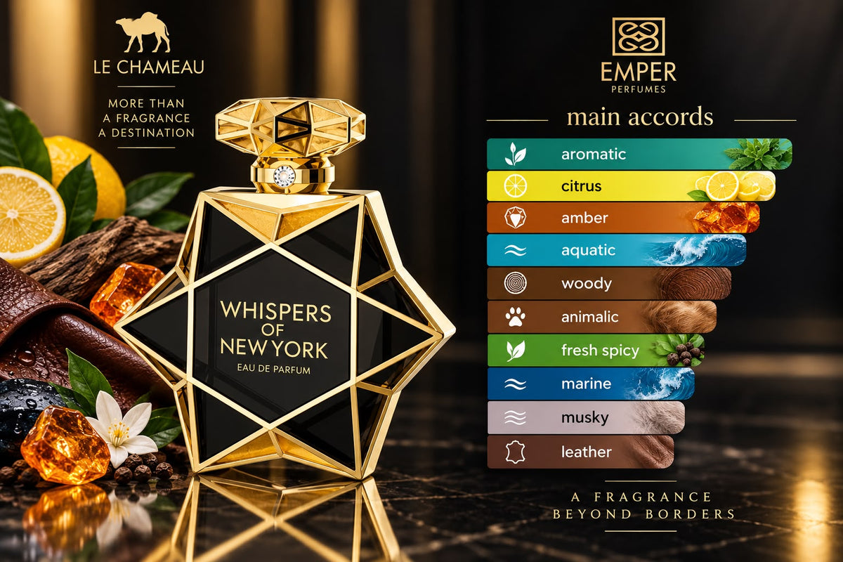 LE CHAMEAU WHISPERS OF NEW YORK 85ML 2.8 OZ EDP