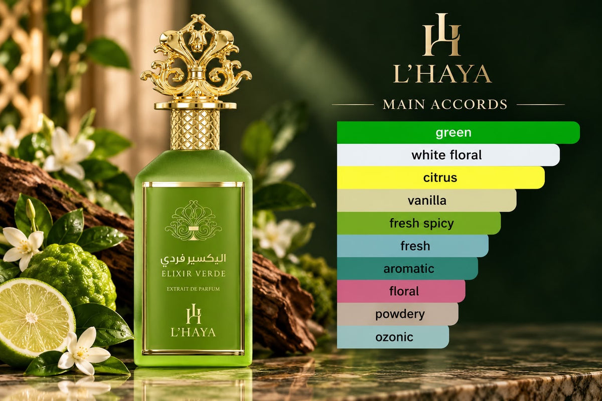 L’HAYA - ELIXIR VERDE - EXTRACTO DE PERFUME