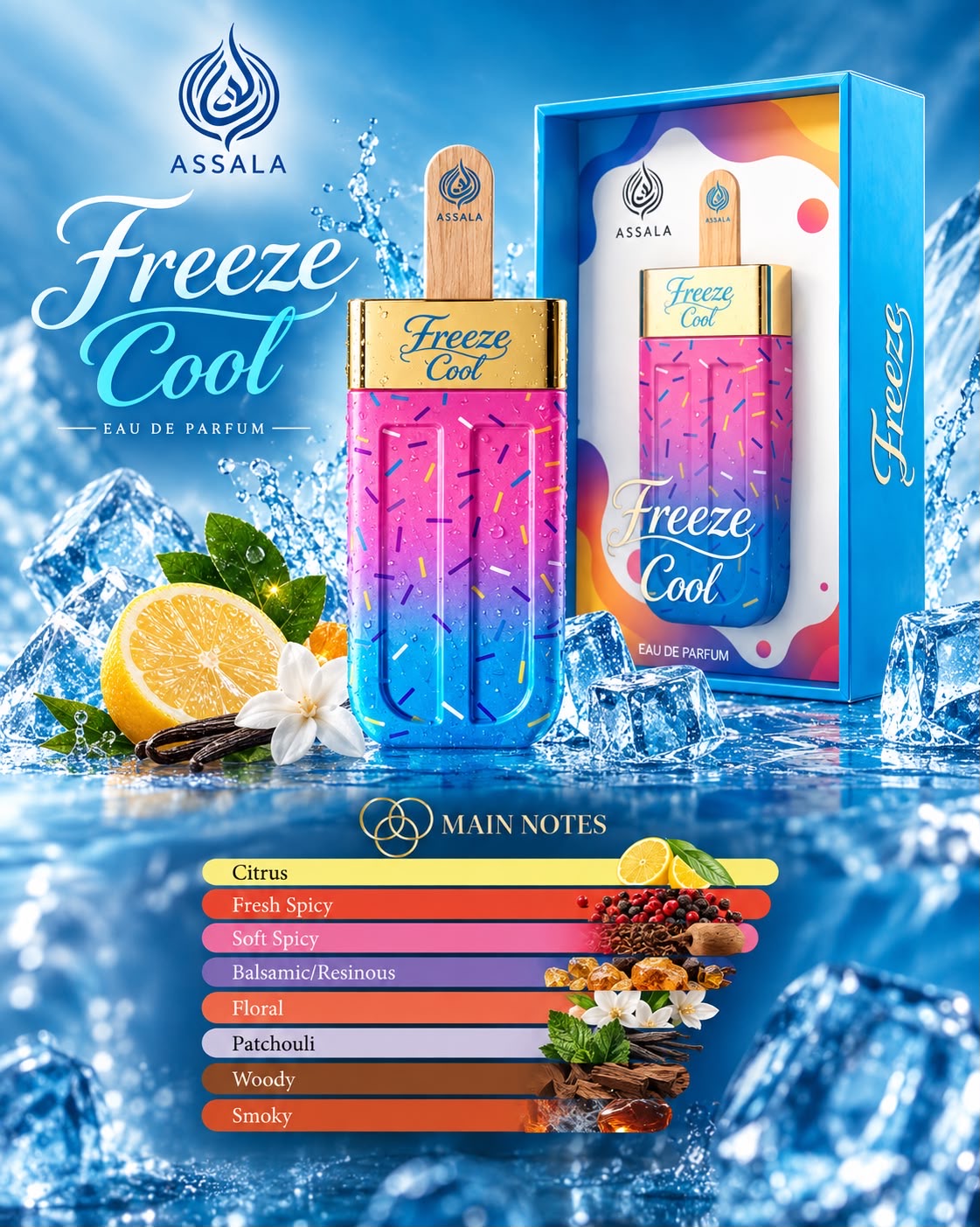 Assala Freeze Cool 2.8 EDP Unisex