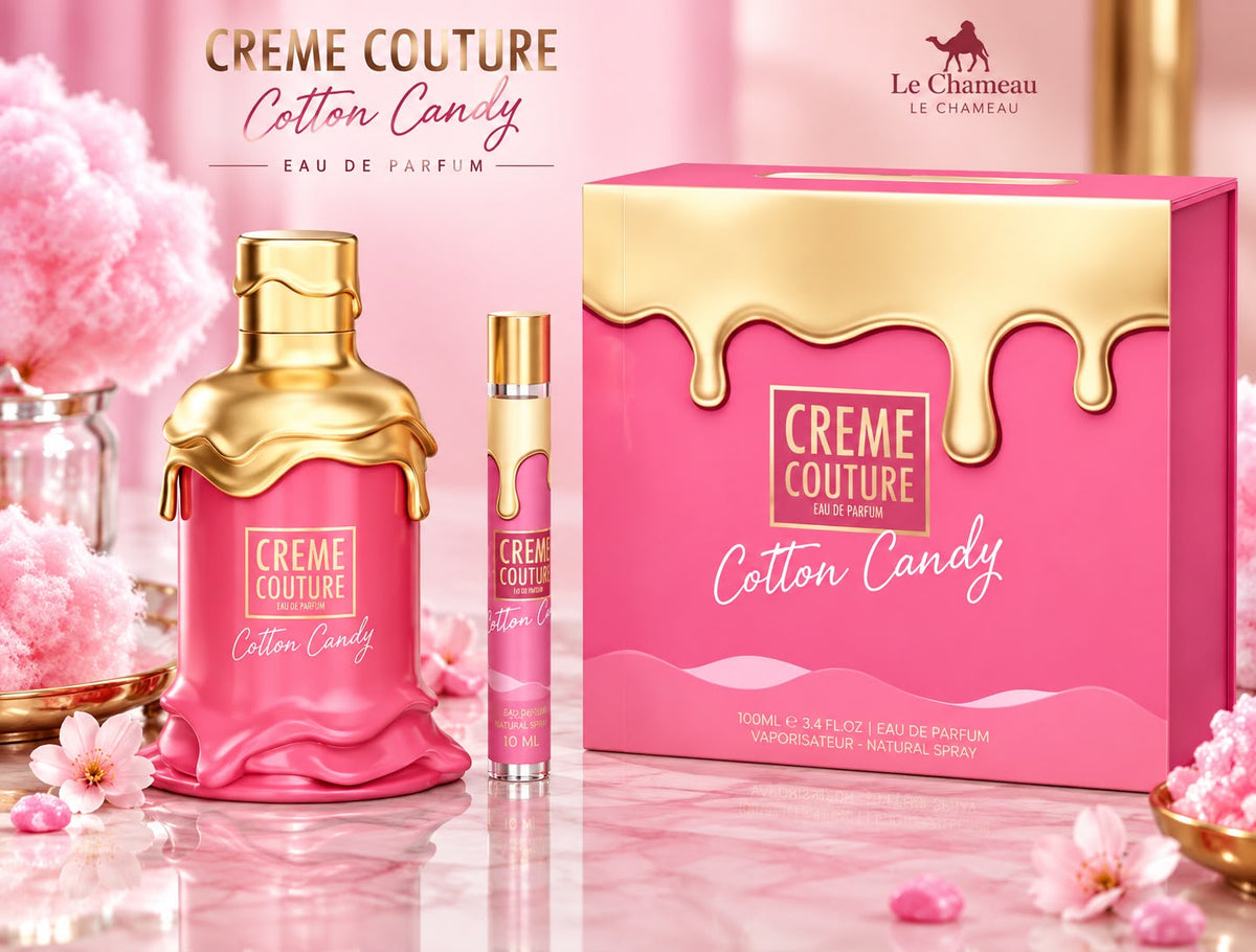 LE CHAMEAU CREME COUTURE COTTON CANDY WOMEN GOURMAND EDP 100ML+10ML
