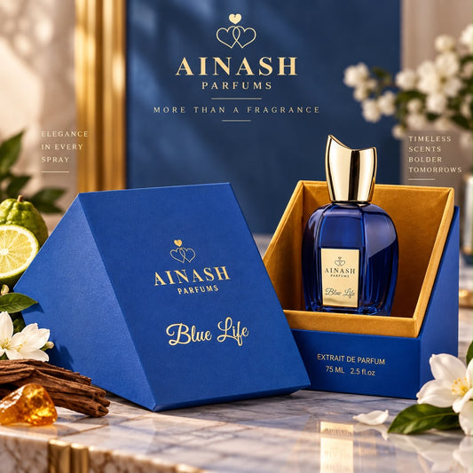 AINASH BLUE LIFE  EXTRAIT DE PARFUM 75ML