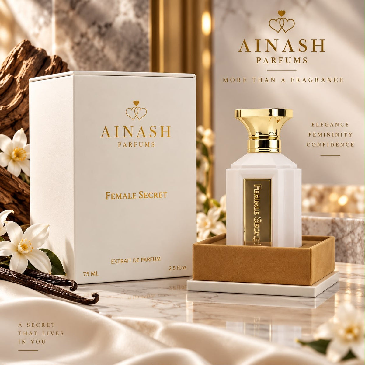AINASH FEMALE SECRET EXTRAIT DE PARFUM 75ML