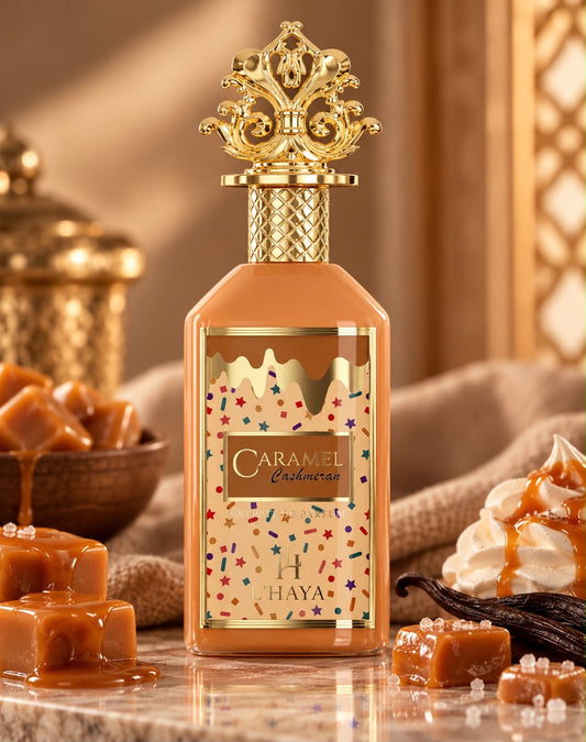 L’HAYA- CARAMEL CASHMERAN- EXTRACTO DE PERFUME