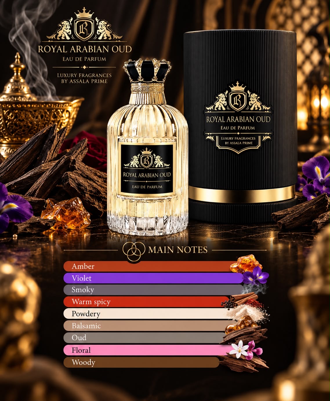 Assala Royal Arabian Oud 3.4 EDP Unisex