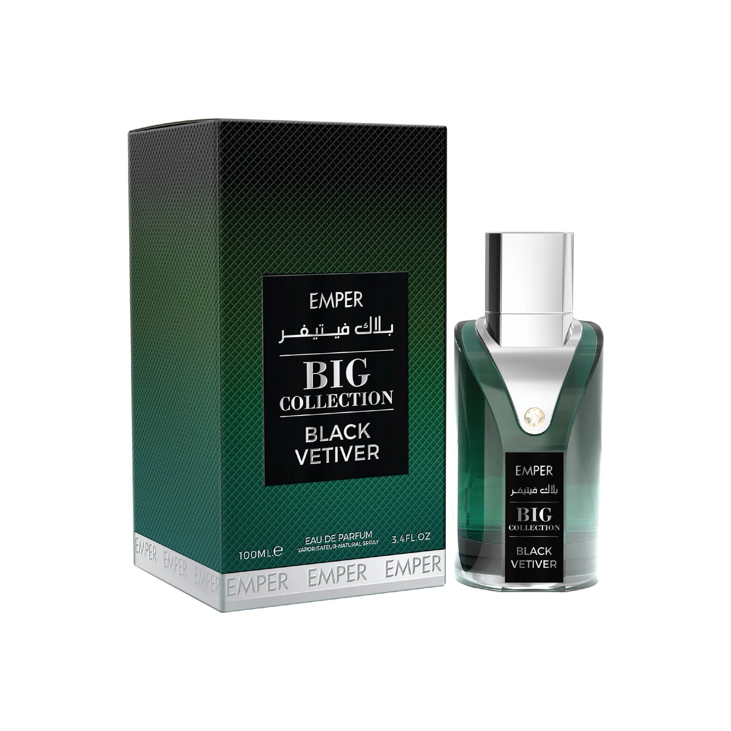 EMPER BLACK VETIVER MEN 100ML 3.4 OZ EDP