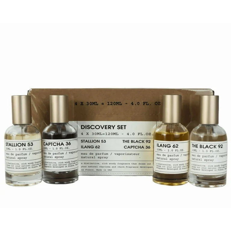 DISCOVERY SET STALLION 53 30ML - CAPTCHA 36 30ML- ILANG 62 30ML- THE BLACK 92 30ML